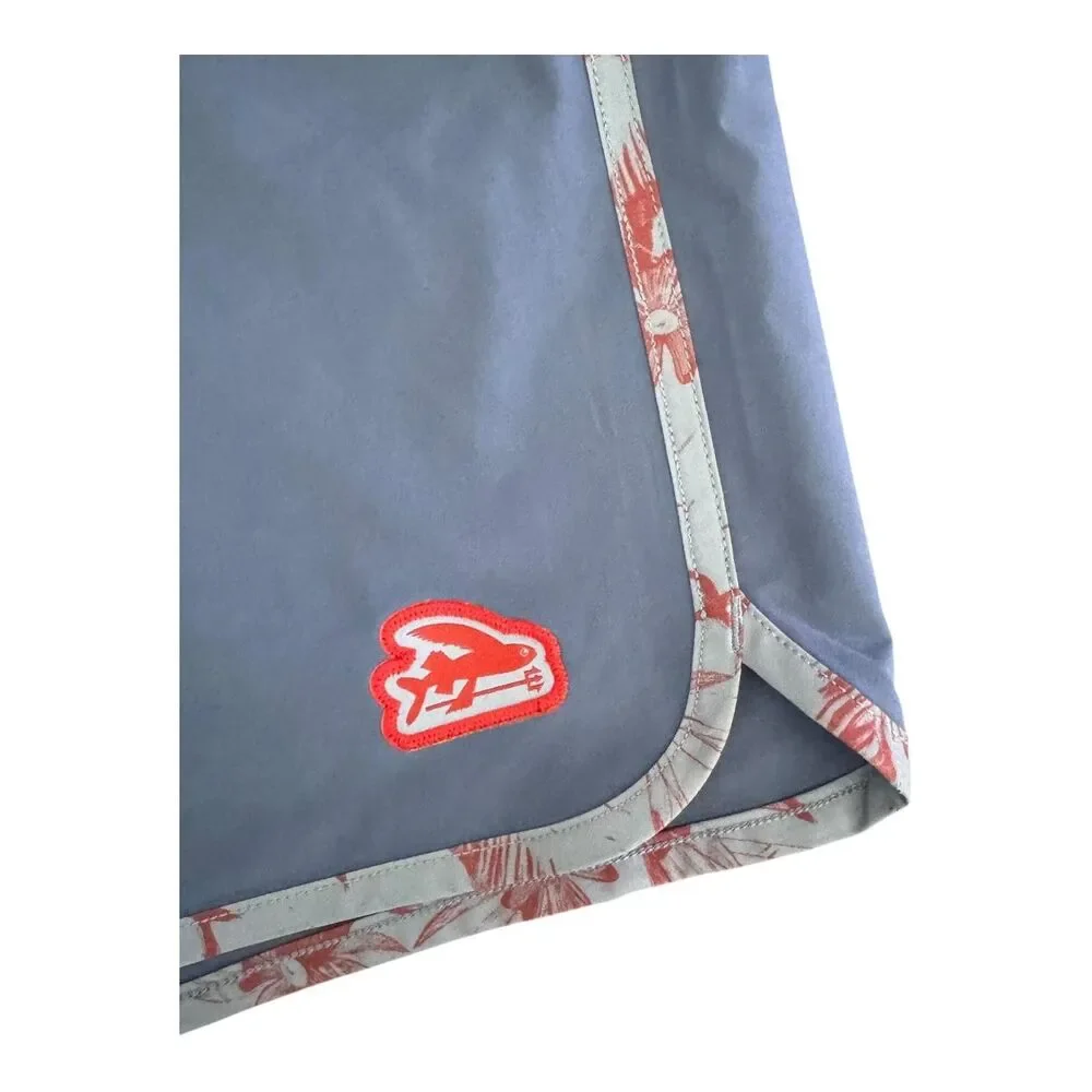 Patagonia Hydropeak Scallop‎ Boardshorts Mens 40 Blue Floral Quick Dry Swim